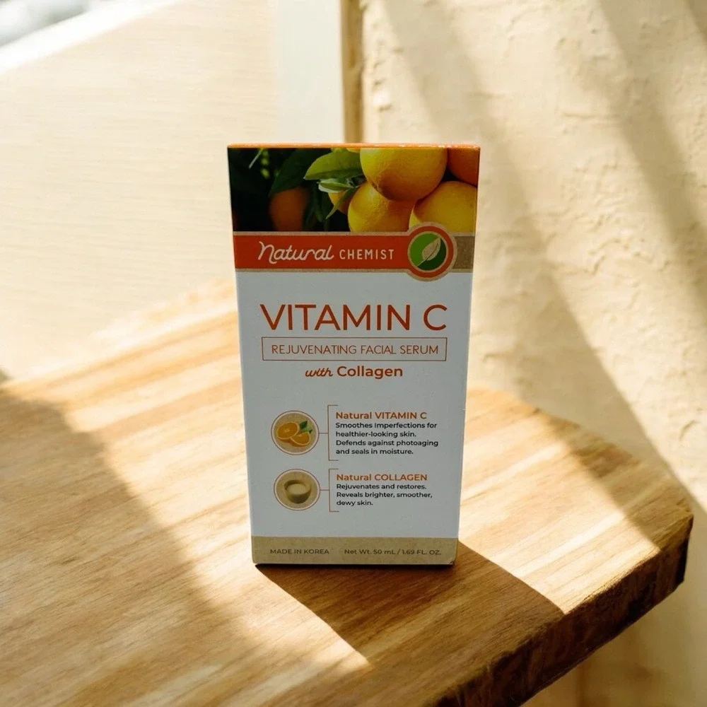 Natural Chemist Vitamin C Rejuvenating Facial Serum With Collagen‎ NEW